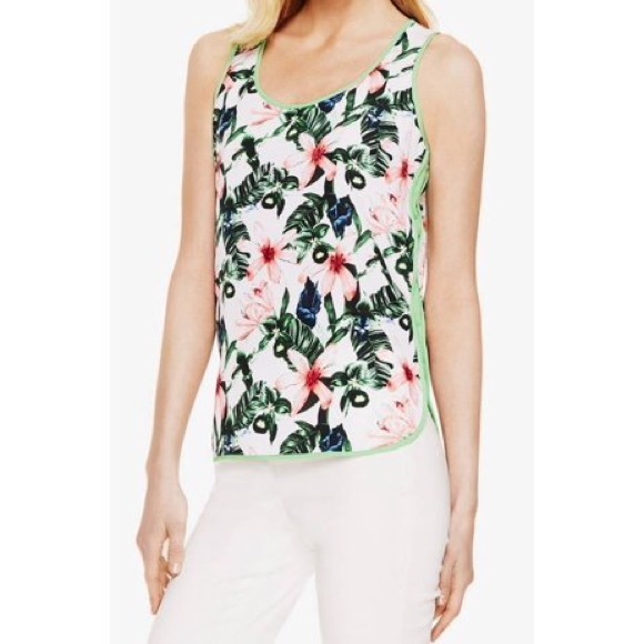 Vince Camuto Tops - Vince Camuto Floral Sleeveless Blouse Size L